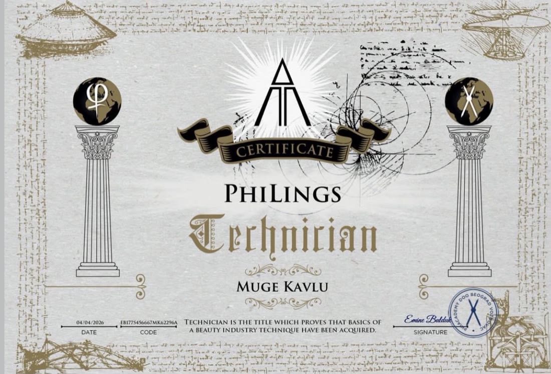 PhiLings Technician sertifikası — Müge Kavlu